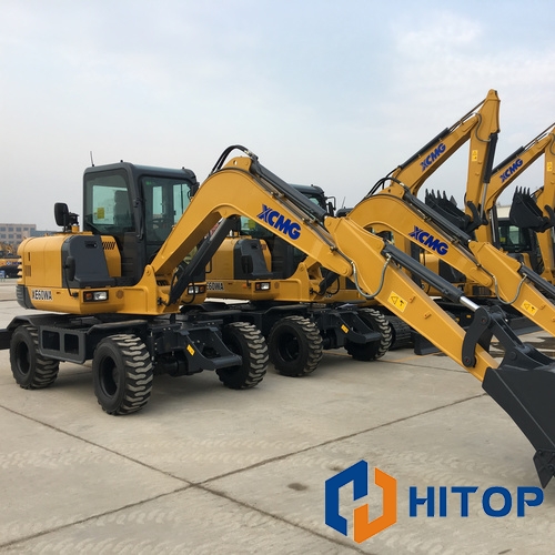 XCMG Wheel Excavator XE60WA 6 tons HITOP MACHINERY