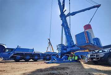 XCMG XCA1600 Helps Transform and Upgrade Bangladesh Power Grid